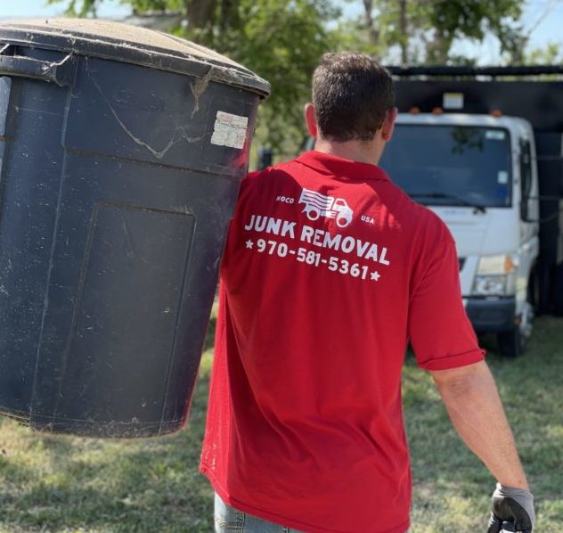 hagens junk removal removing trashcan
